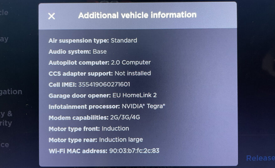Tesla Model X P90D+TESLA EXTENDED 2 YEAR WARRANTY Summon+HW Autopilot+CCS+High spec